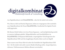 Tablet Screenshot of digitalkombinat.net